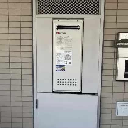 東京都江戸川区 交換後の給湯器 ノーリツ GT-2053AWX-4 BL