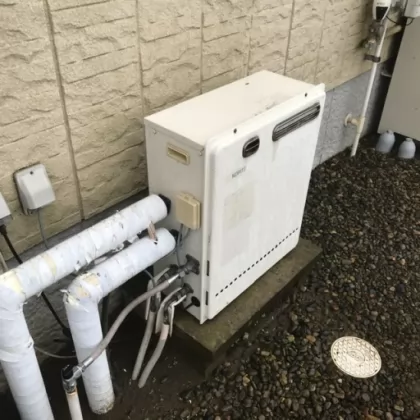 茨城県ひたちなか市 交換前の給湯器 ノーリツ GT-2427SARX