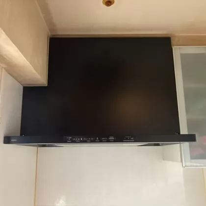愛知県名古屋市瑞穂区 交換後のレンジフード ノーリツ NFG9S25MBA