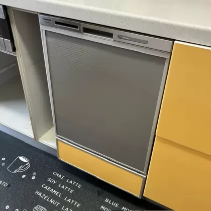 大阪府豊中市 交換後のビルトイン食洗機 パナソニック NP-45MD9S