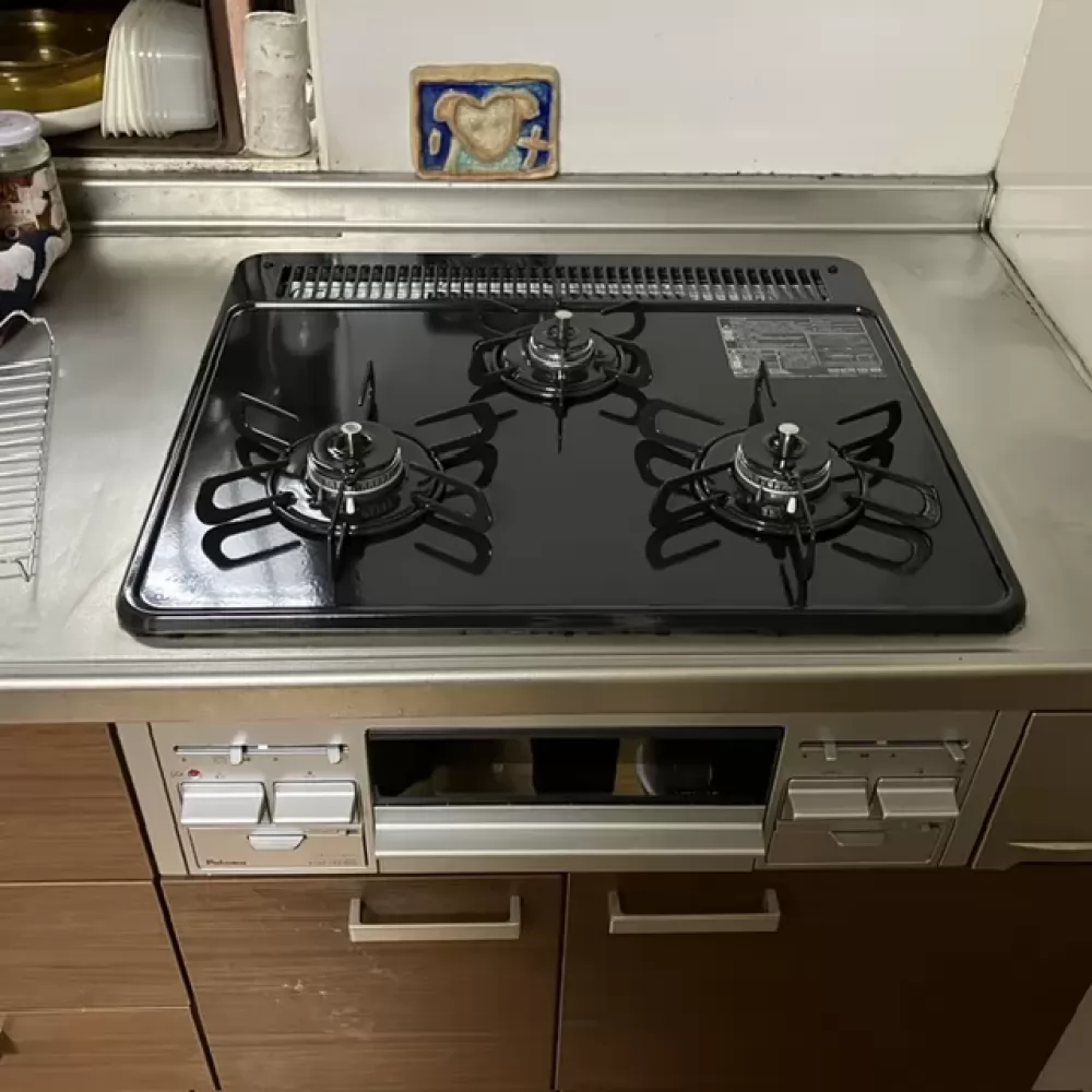 PD-N36ASのビルトインガスコンロ交換工事