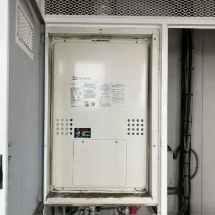 千葉県千葉市中央区 交換後の給湯器 ノーリツ GTH-2454SAW3H-H BL