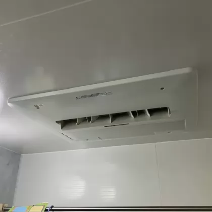 大阪府大阪市住吉区 交換後の浴室乾燥機 ノーリツ BDV-4106AUKNC-J3-BL