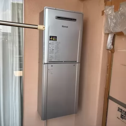 埼玉県和光市 交換後の給湯器 リンナイ RUF-E1616SAW(アウトレット)