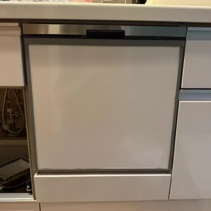福岡県福岡市博多区 交換後のビルトイン食洗機 パナソニック NP-45BS1S