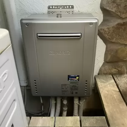 東京都町田市 交換後の給湯器 ノーリツ GT-C2072SAW-1 BL