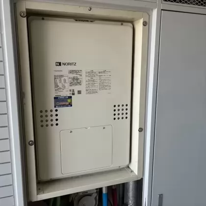 埼玉県さいたま市緑区 交換後の給湯器 ノーリツ GTH-2454SAW3H-H BL