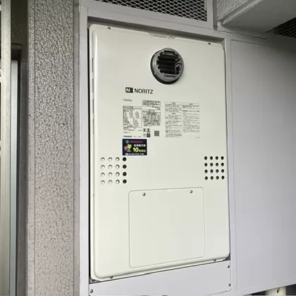 千葉県千葉市中央区 交換後の給湯器 ノーリツ GTH-2454AW BL