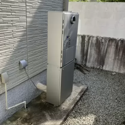 兵庫県三田市 交換後の給湯器 ノーリツ GTH-C2471AW6H BL