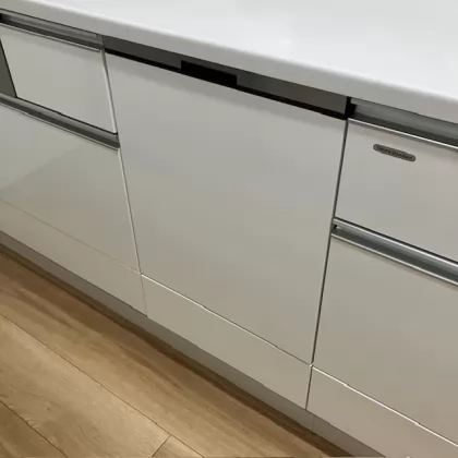 大阪府八尾市 交換後のビルトイン食洗機 パナソニック NP-45BS1W
