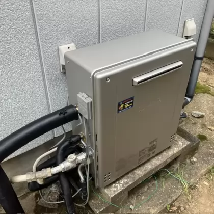 茨城県龍ケ崎市 交換後の給湯器 ノーリツ GT-C2472AR-1 BL