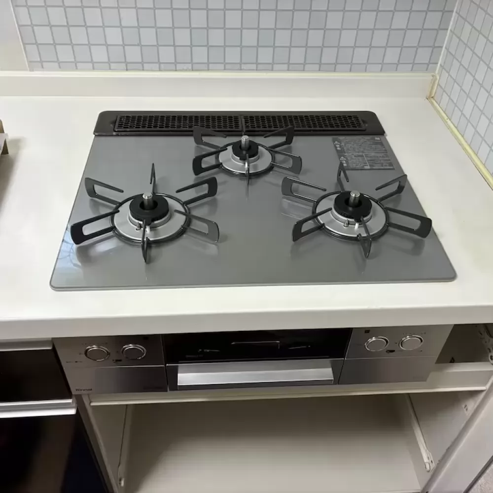 RHS31W42J3RSTWのビルトインガスコンロ交換工事