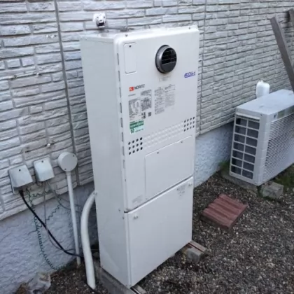 千葉県茂原市 交換後の給湯器 ノーリツ GTH-C2450AW3H BL