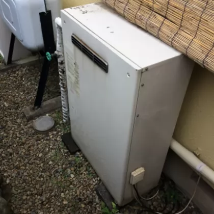 神奈川県南足柄市 交換前の給湯器 ノーリツ OTX-3102AYV