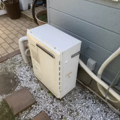 埼玉県蓮田市 交換前の給湯器 ノーリツ GRQ-1628AX-1