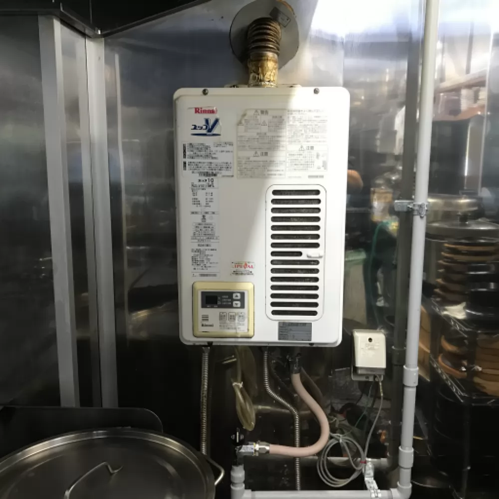 千葉市稲毛区の 給湯器交換工事【リンナイ】RUX-V1011SWFA→【リンナイ