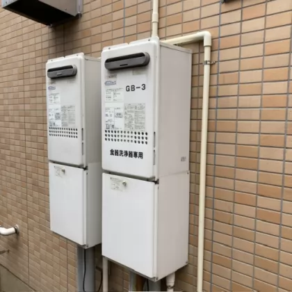 群馬県前橋市 交換前の給湯器 ノーリツ GQ-C2432WX