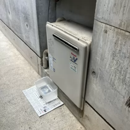滋賀県彦根市 交換前の給湯器 リンナイ RUF-A2400SAG