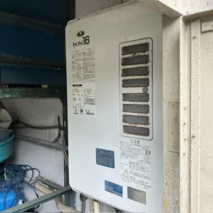 兵庫県神戸市須磨区 交換前の給湯器 ノーリツ GT-1644SAWXS-F