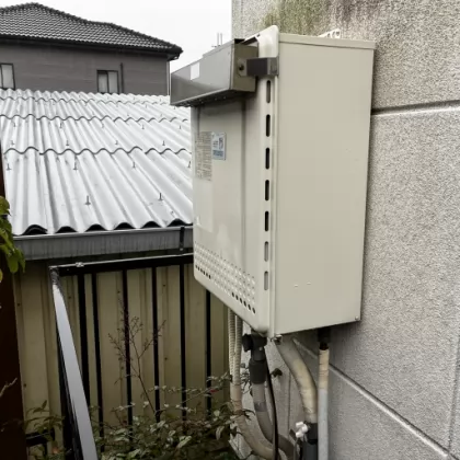 大阪府堺市東区 交換前の給湯器 ノーリツ GT-2460SAWX-1
