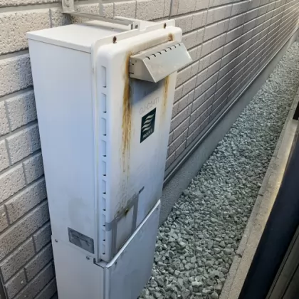 大阪府大阪市鶴見区 交換前の給湯器 ナショナル（松下） GJ-C24T1