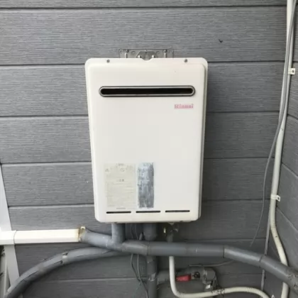 三重県津市 交換前の給湯器 リンナイ RUX-A2400W-E