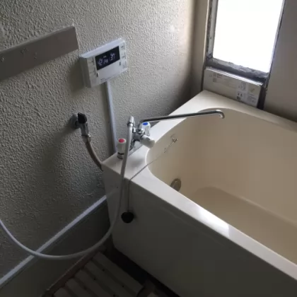 埼玉県鴻巣市 交換後の給湯器 リンナイ RUF-HE80SA