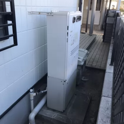 埼玉県さいたま市岩槻区 交換前の給湯器 ノーリツ GTH-2417AWXD