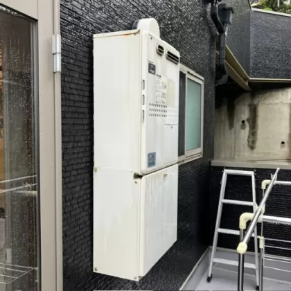 兵庫県宝塚市 交換前の給湯器 ノーリツ GTH-2435SAWX3H