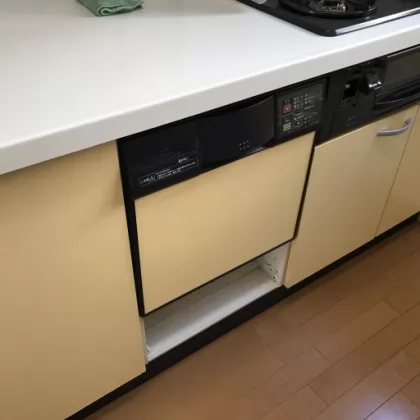千葉県千葉市花見川区 交換前のビルトイン食洗機 ハーマン FB4510P