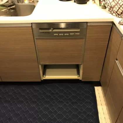 神奈川県川崎市麻生区 交換前のビルトイン食洗機 ナショナル（松下） NP-P45V1PSAA