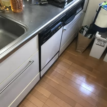 神奈川県川崎市高津区 交換前のビルトイン食洗機 ナショナル（松下） NP-P45VD2P