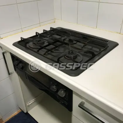 東京都台東区 交換前のビルトインガスコンロ パロマ PKD-351