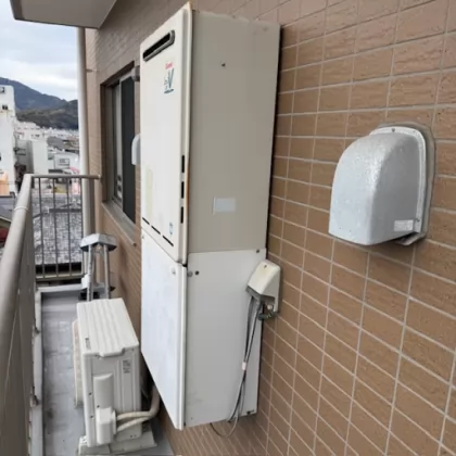 静岡県焼津市 交換前の給湯器 リンナイ RUF-A2400SAW