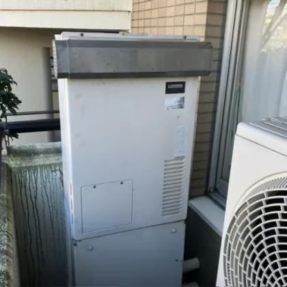 埼玉県さいたま市緑区 交換前の給湯器 ナショナル（松下） AT-2800ARS-AW-Q