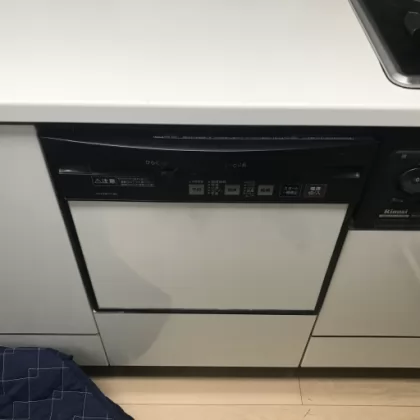 神奈川県横浜市青葉区 交換前のビルトイン食洗機 パナソニック NP-45F1P1BB