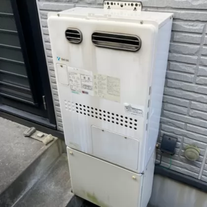 愛知県名古屋市名東区 交換前の給湯器 ノーリツ GTH-2417AWX6H