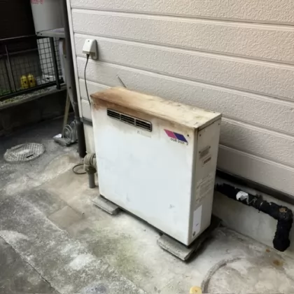 滋賀県東近江市 交換前の給湯器 ノーリツ OQB-3101Y