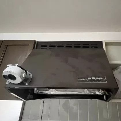 茨城県取手市 交換前のレンジフード 富士工業 BDR-3H