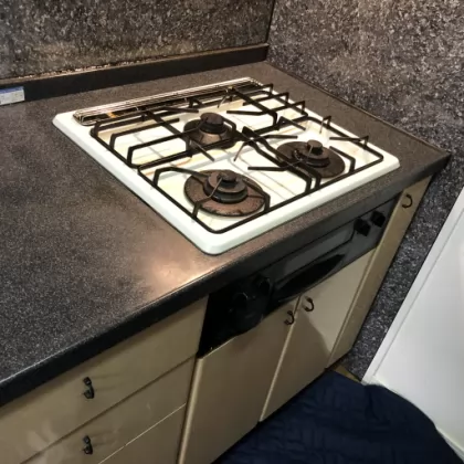 福岡県福岡市東区 交換前のビルトインガスコンロ ハーマン DG3026