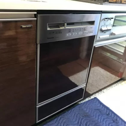 千葉県千葉市中央区 交換前のビルトイン食洗機 パナソニック NP-P45VD3S