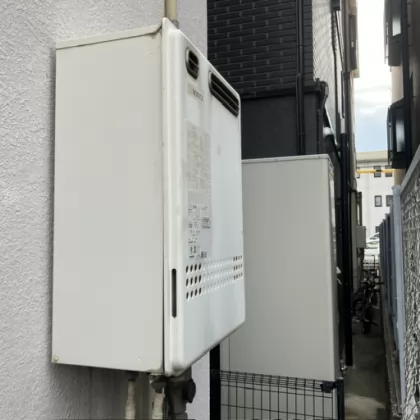 大阪府豊中市 交換前の給湯器 ノーリツ GT-2027SAWX