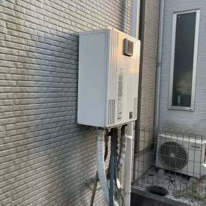 神奈川県厚木市 交換前の給湯器 パーパス GX-H2400AW