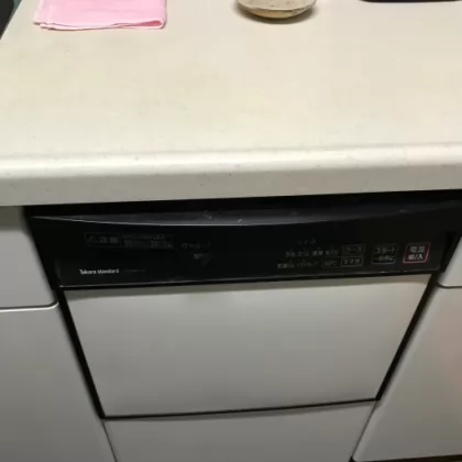 大阪府吹田市 交換前のビルトイン食洗機 タカラスタンダード TDWP-45