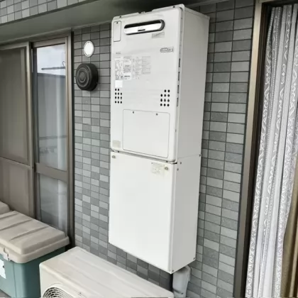 神奈川県海老名市 交換前の給湯器 ノーリツ GTH-C2447AW3H-1