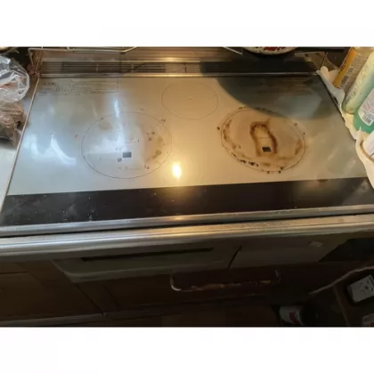 静岡県静岡市駿河区 交換前のIHクッキングヒーター パナソニック KZ-VSW33E
