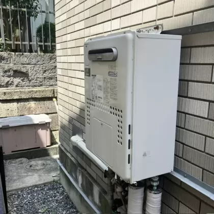 滋賀県大津市 交換前の給湯器 ノーリツ GTH-C2446AWXD