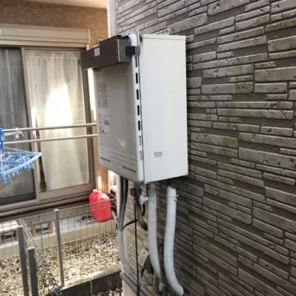 神奈川県秦野市曽屋 交換前の給湯器 ノーリツ GT-2028SAWX
