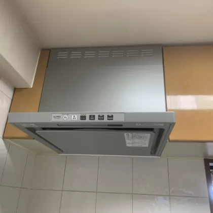 東京都豊島区 交換後のレンジフード リンナイ LGR-3R-AP601SV