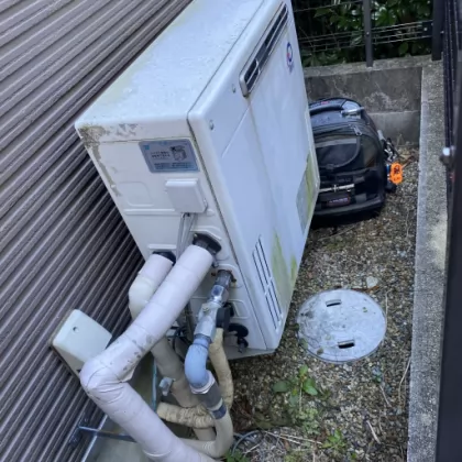 兵庫県宝塚市 交換前の給湯器 パーパス GX-2400ZR